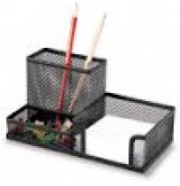 Gıpta Masa Üstü 3'lü Metal Kalemlik Seti